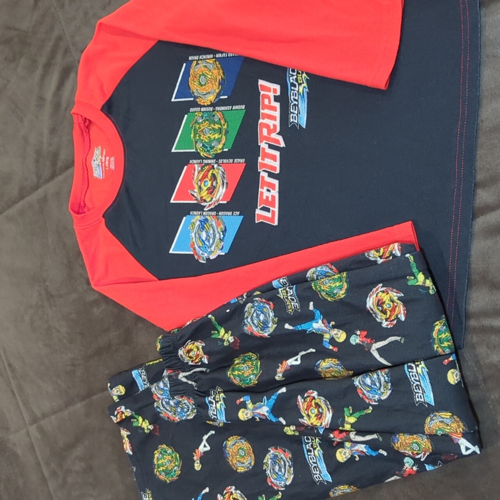 Beyblades Burst Fleece Pajamas Set